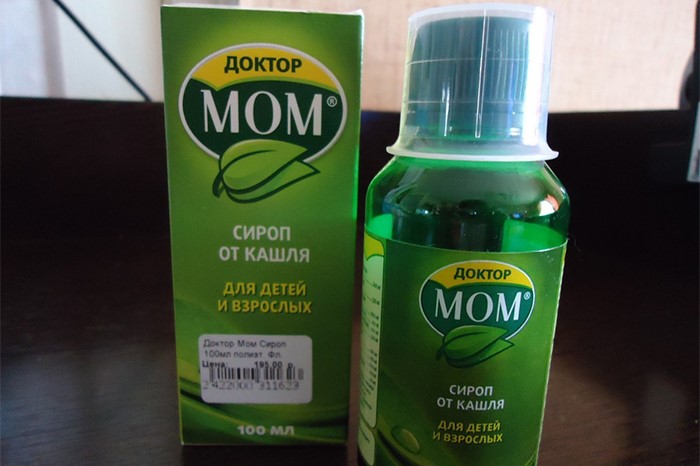 Терапия кашля сиропом Доктор Мом Терапия кашля сиропом Доктор Мом